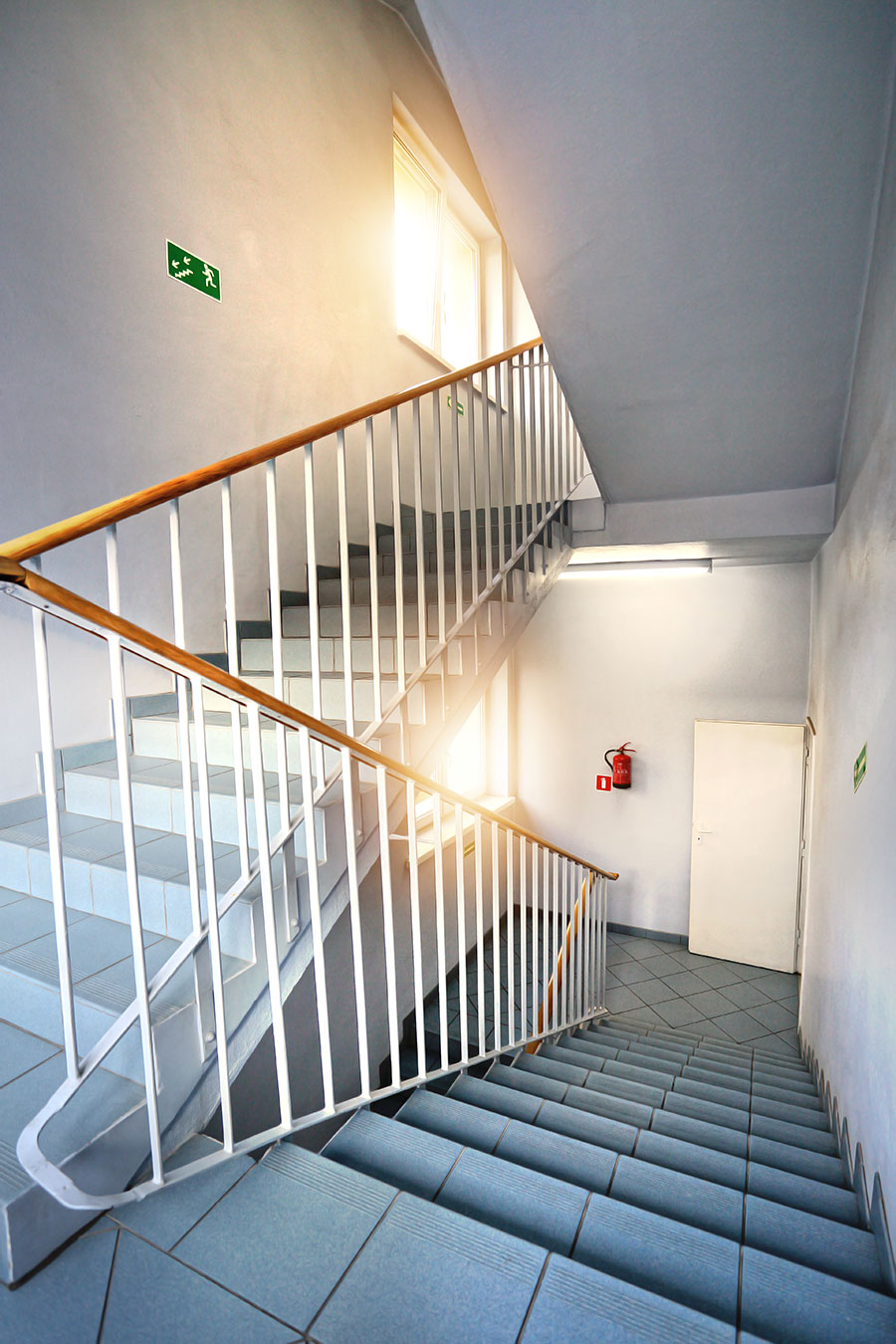 Emergency Staircase, part of a Fire Safety Plan for buildings