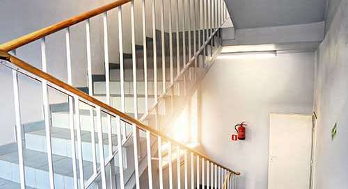 Emergency Stairwell part of a building Emergency Action Plan