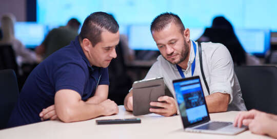 Security Guards preparing an emergency action plan for a New York City building
